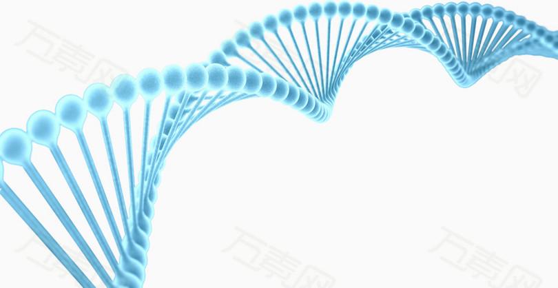 万素网 免抠元素 装饰元素 蓝色dna生物科技图 图片素材详细参数